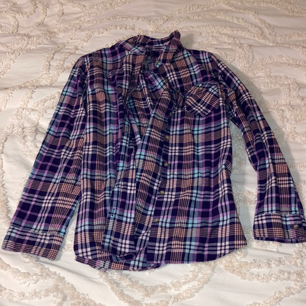 Cat&Jack purple flannel